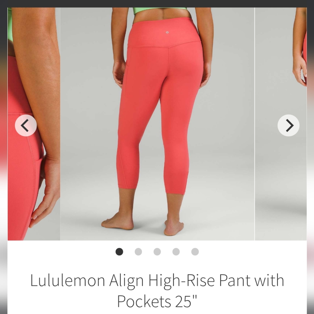 Nwot Lululemon Align With Pockets